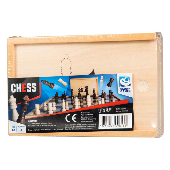 Load image into Gallery viewer, Clown games schaakstukken hout, 32dlg.
