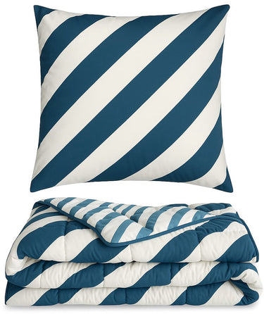Ambiante mares - dekbed zonder overtrek (incl. 2 kussenslopen) - 140x200 cm - blauw - all year - wasbaar
