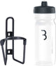 Bbb cycling fueltank - aluminium bidonhouder met bidon - 550ml - mat zwart transparant - racefiets mountainbike - drinkbushouder fiets - bbc-03c