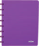 Atoma - trendy schrift | ft a5 | 144 bladzijden | commercieel geruit | transparant paars