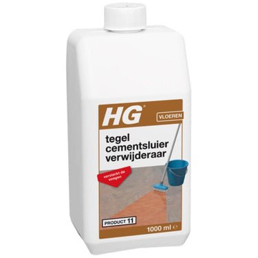 Hg tegel cementsluierverwijderaar 1 liter voor alle soorten tegels en plavuizen
