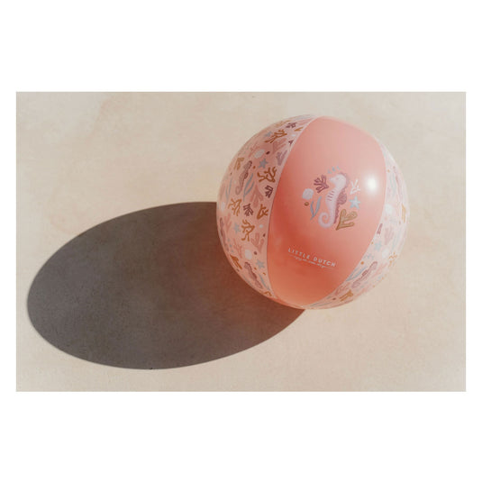 Little dutch ocean dreams strandbal roze, 35cm