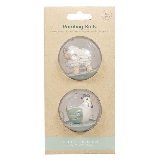 Little dutch farm roterende ballen, set van 2