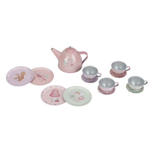 Little dutch fairy garden tinnen theeservies
