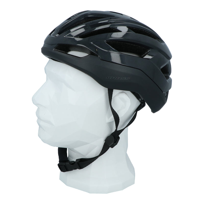 Load image into Gallery viewer, Kross fietshelm road pro l (58-62 cm) - zwart

