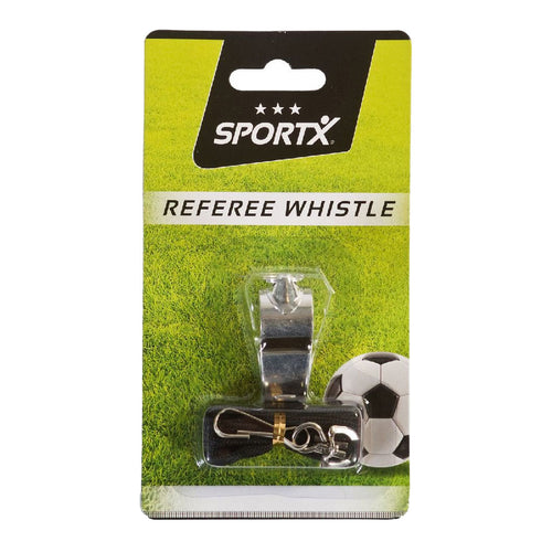 Sportx scheidsrechterfluitje metaal
