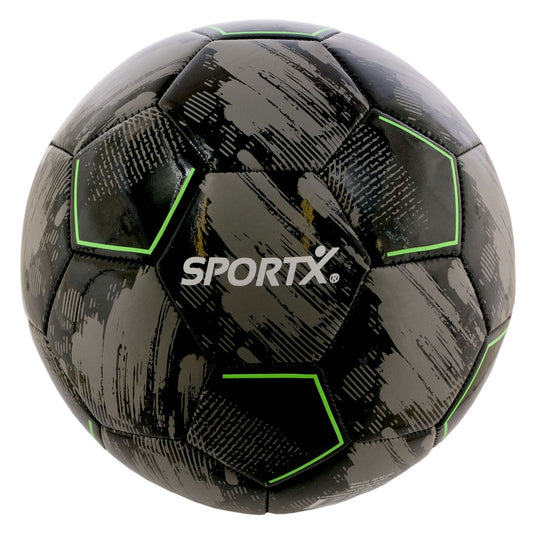 Sportx voetbal grey black 330-350gr