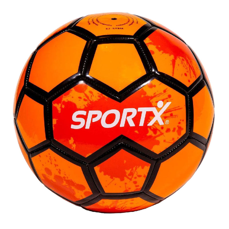 Load image into Gallery viewer, Sportx voetbal oranje splash 330-350gr
