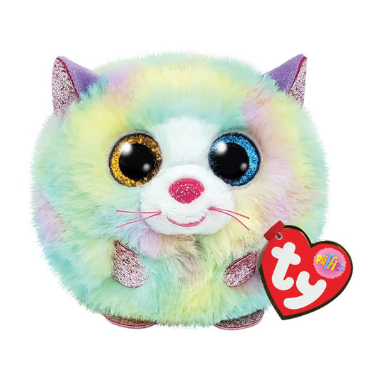 Ty beanie ty teeny puffies heather cat, 10cm