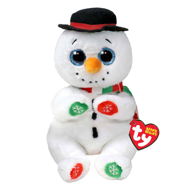 Ty beanie bellies christmas snowman weaterby, 15cm