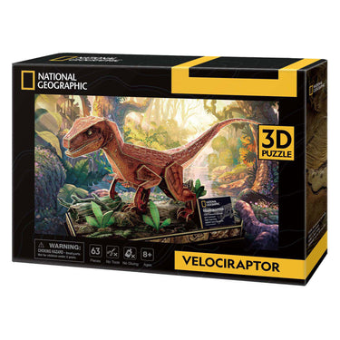 National geographic 3d puzzel velociraptor