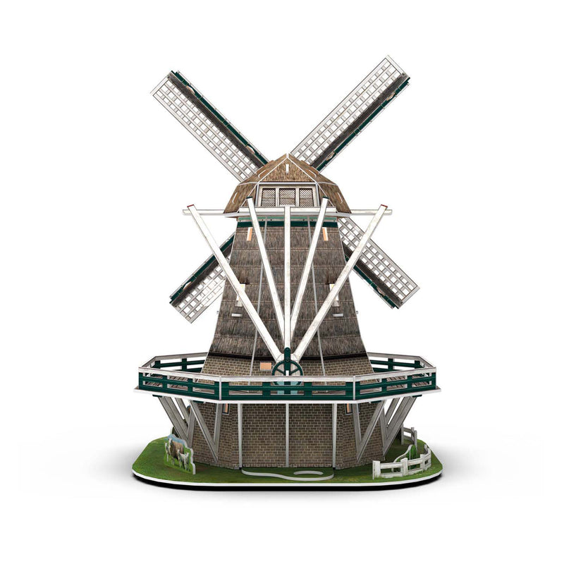 Afbeelding laden in galerijviewer, Cubic fun 3d puzzel molen led - 65st.
