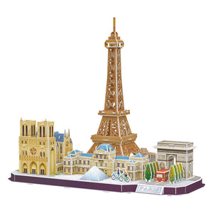 Cubic fun 3d puzzel city line parijs