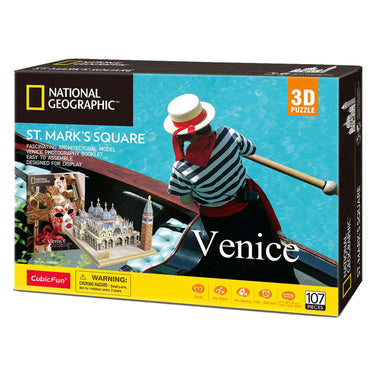 Cubic fun 3d-puzzel ng piazza san marco (2010315)