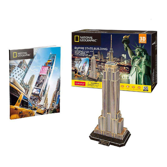 Cubic fun 3d puzzel national geographic empire state building