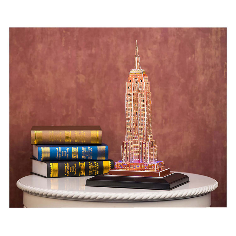 Afbeelding laden in galerijviewer, Cubic fun 3d puzzel empire state building met led verlichting
