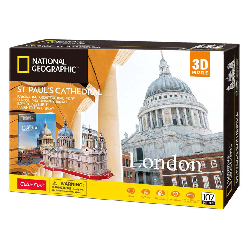 Load image into Gallery viewer, Cubic fun 3d puzzel national geographic st. paul kathedraal
