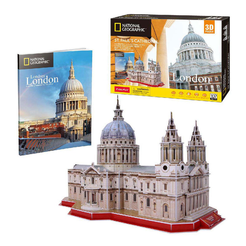 Load image into Gallery viewer, Cubic fun 3d puzzel national geographic st. paul kathedraal
