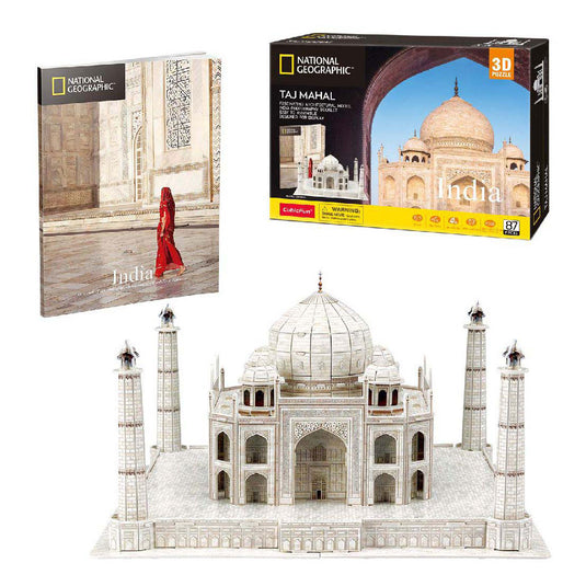 Cubic fun 3d puzzel national geographic taj mahal
