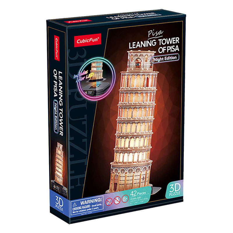 ギャラリービューアに画像をロードする, Cubic fun 3d puzzel toren van pisa met led verlichting

