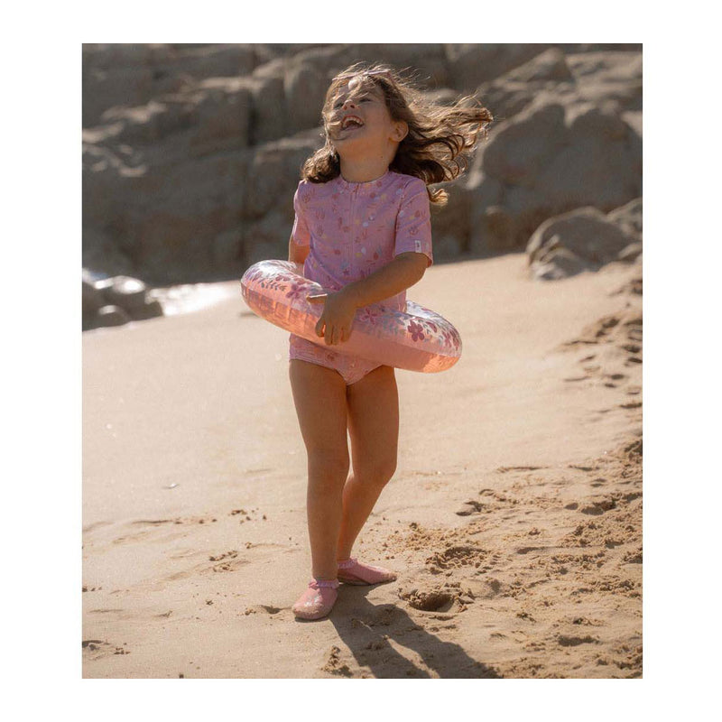 Load image into Gallery viewer, Little dutch pink flower zwemring, 50cm
