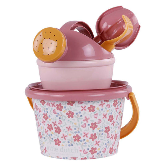 Little dutch pink flower strandset, 5dlg.