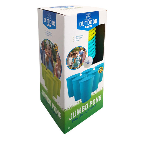 Outdoor play jumbo pong, jumbo beer pong voor buiten