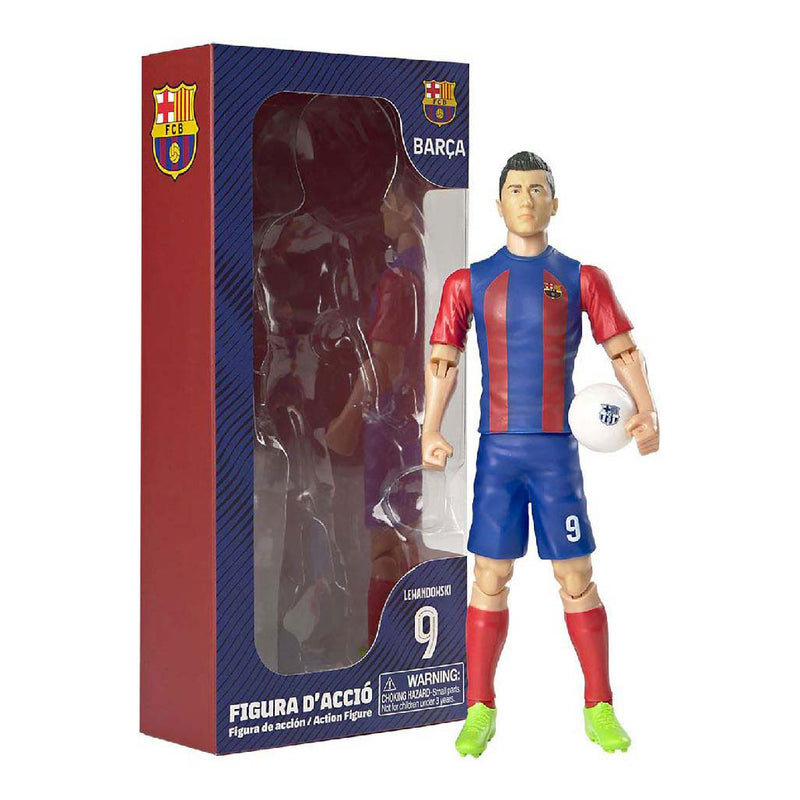 Chargez l'image dans la visionneuse de la galerie, Van der meulen voetbalfiguur fc barcelona robert lewandowski, 20cm
