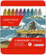 Caran d'ache neocolor i - metallic waspastels in metalen doos - 10 kleuren