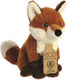 Aurora pluche knuffeldier rode vos - 23 cm - vossen knuffels - cadeau voor kinderen - bosdieren