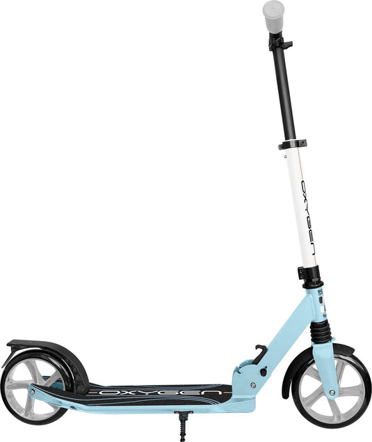 Skids control oxygen 2-wiel kinderstep opvouwbaar voetrem blauw