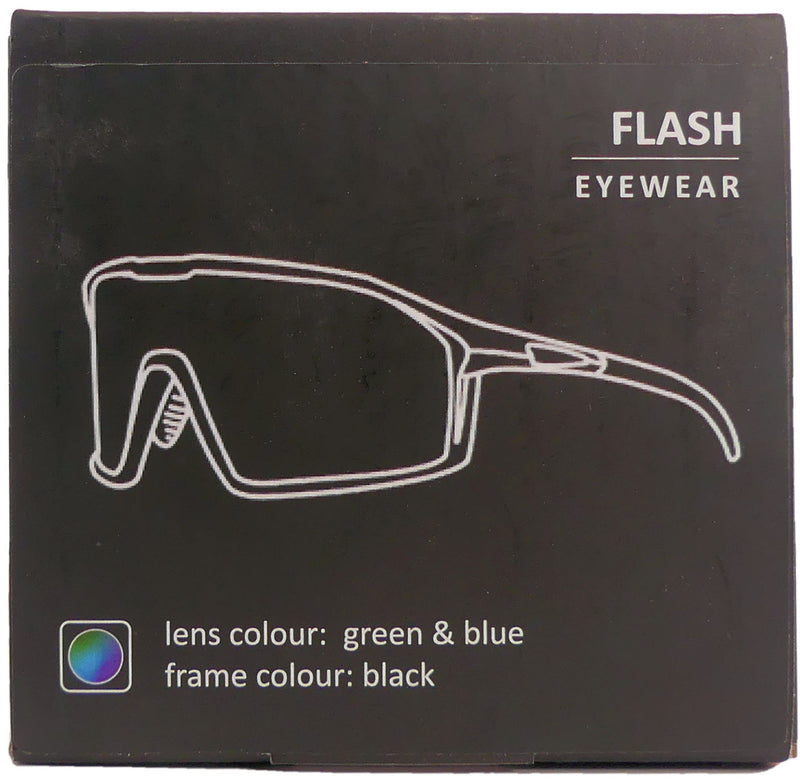 Load image into Gallery viewer, Kross fietsbril flash uv400 gepolariseerde lenzen - zwart frame

