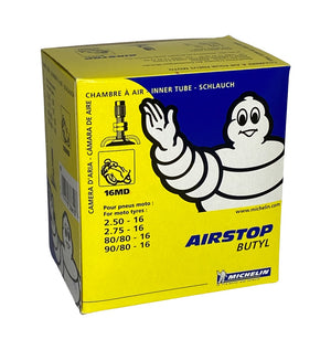 Michelin binnenband 16-2.50 2.75 80-80 90-80 recht ventiel
