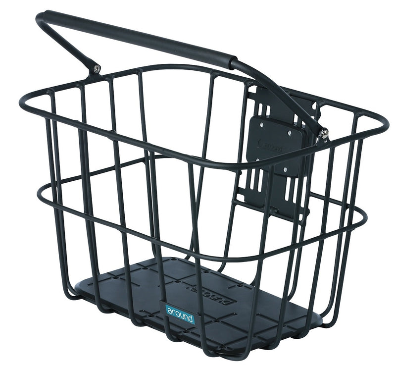 Load image into Gallery viewer, Around mand alu mat zwart afneembaar m stuurbochthouder
