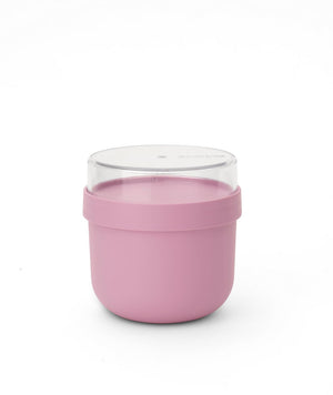 Brabantia make take yoghurt beker to go - 500 ml - lilac pink