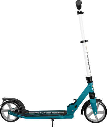 Skids control oxygen 2-wiel kinderstep opvouwbaar voetrem petrol