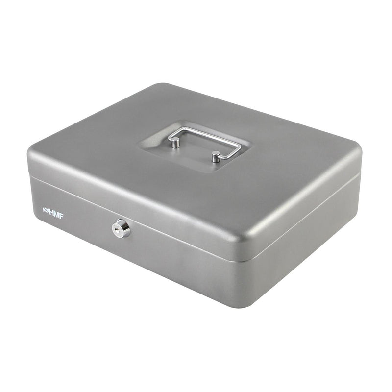 Load image into Gallery viewer, Geldkist cassette zilver 30x24x9cm
