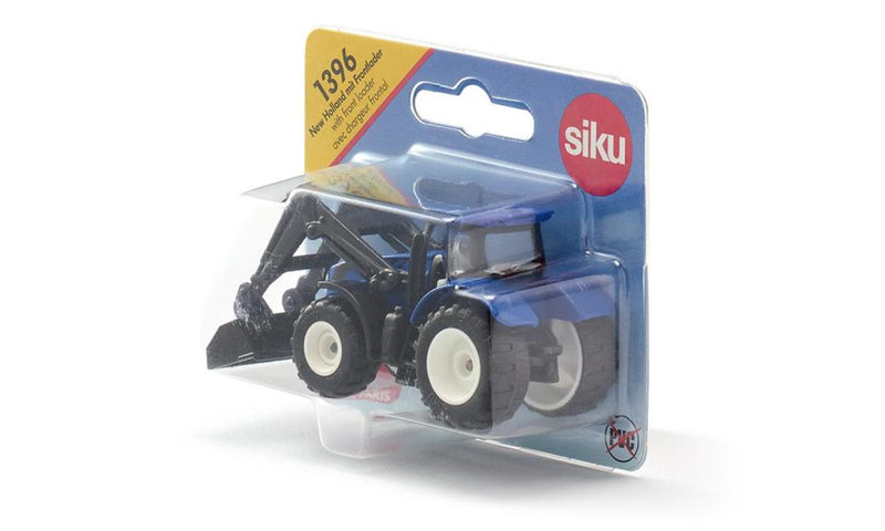 Load image into Gallery viewer, Siku 1396 new holland + voorlader 9,3cm
