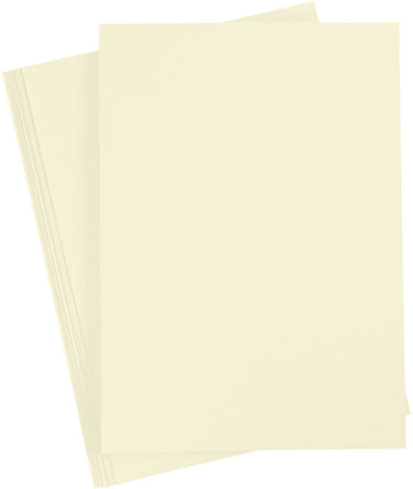 Creativ company creotime karton 21 x 29,7 cm 10 stuks pastel geel