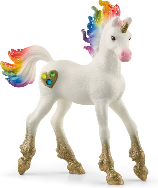 Schleich bayala - regenboog eenhoorn veulen - unicorn speelgoed - 70727
