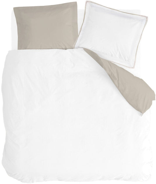 Walra dekbedovertrek classy tencel - 200x220 - 65% tencel 35% katoen bci - off white beige