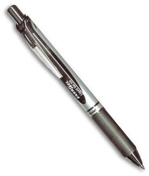 Pentel gelpen energel xm klick zwart 12 stuks