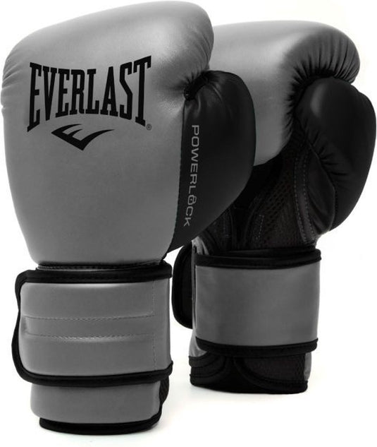 Everlast powerlock 2r training glove charcoal - 16 oz