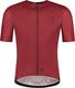 Bbb cycling comfortfit r - duurzaam fietsshirt heren korte mouw - 15-25 °c - ademend mtb en wielrenshirt - 3 achterzakken - rood