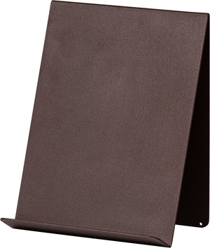 Woood brook boekenstandaard staand - metaal - donkerbruin - 24x19x14