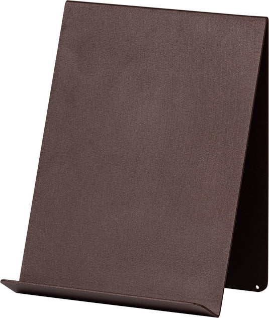 Woood brook boekenstandaard staand - metaal - donkerbruin - 24x19x14