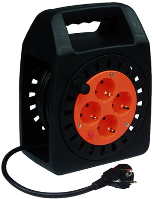 Qwattpro kabelhaspel 15mtr 3x1.5 homemaster vinylkabel