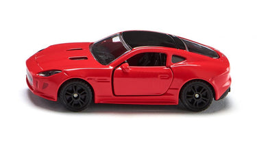 Siku jaguar f-type r 7,7 cm staal rood (1520)
