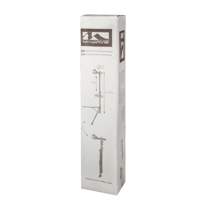 Load image into Gallery viewer, M-wave reparatiestandaard opklapbaar - zwart
