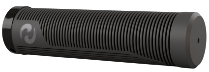 Herrmans handvatset rib single lock dd41b 130 mm - grijs zwart